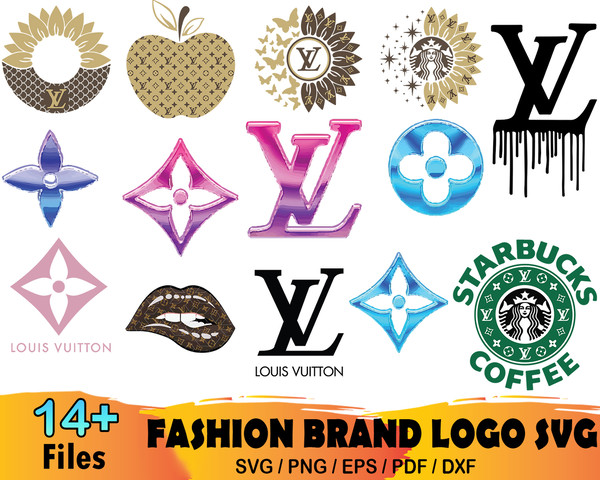 Louis Vuitton Logo Svg Bundle, LV Svg, LV Logo Svg