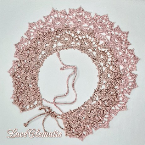 Crochet pattern lace collar tutorial - Inspire Uplift