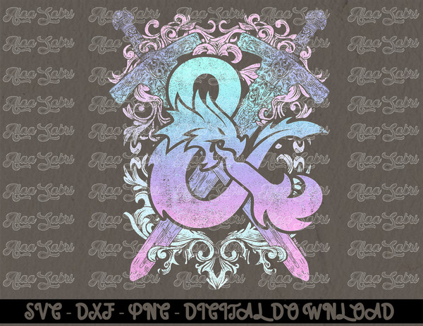 Dungeons & Dragons Ampersand Pastel Logo T-Shirt copy.jpg