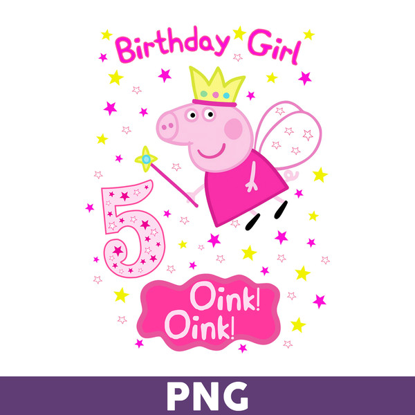 5th birthday png