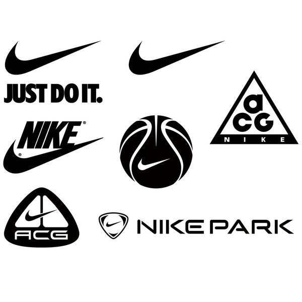 Sastre mano Eficiente Nike Logo Brand Bundle Svg, Fashion Brand Svg, Silhouette Sv - Inspire  Uplift