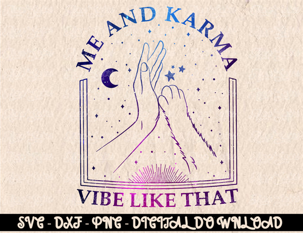 Me And Karma Vibe Like That Meet Me At-Midnight T-Shirt copy.jpg