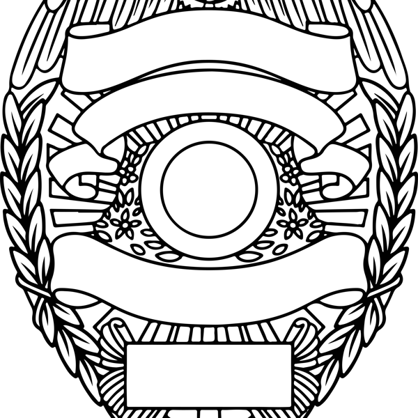 blank police patch template