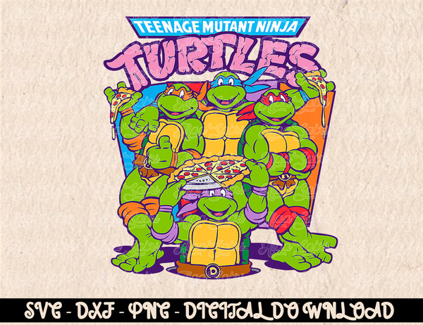 Teenage Mutant Ninja Turtles Pizza & Smiles T-Shirt T-Shirt copy.jpg