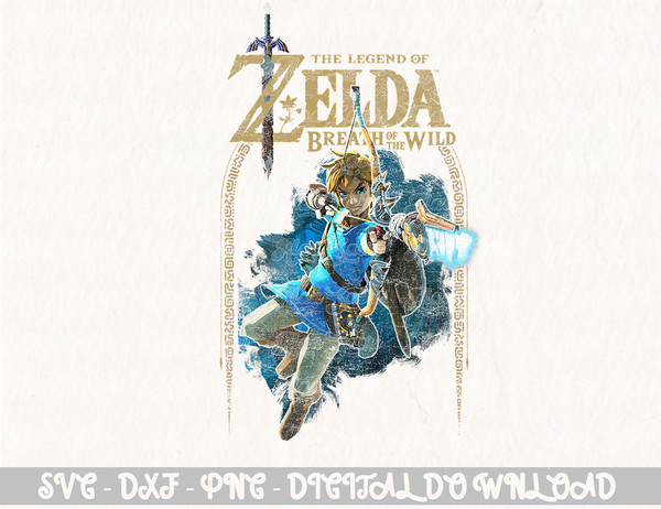 Zelda Breath Of The Wild Link Arch Shot Logo Graphic T-Shirt T-Shirt copy.jpg