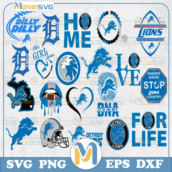 NFL Detroit Lions SVG, SVG Files For Silhouette, Detroit Lions Files For  Cricut, Detroit Lions SVG, DXF, EPS, PNG Instant Download. Detroit Lions SVG,  SVG Files For Silhouette, Detroit Lions Files For