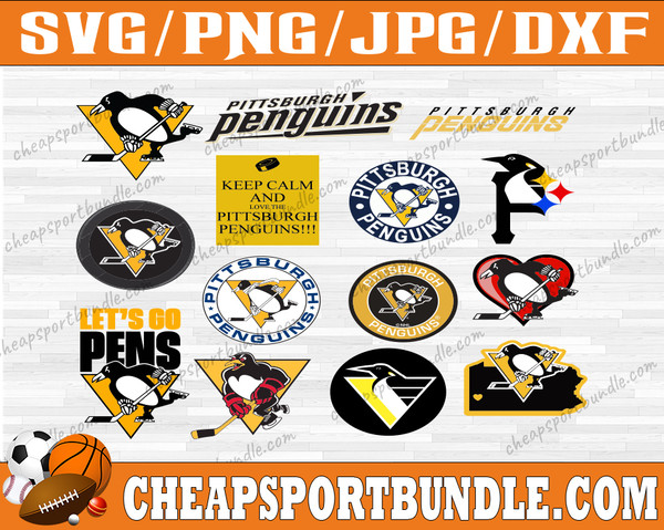 NHL Pittsburgh Penguins, Pittsburgh Penguins SVG Vector