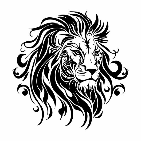 Lion Head Svg, Lion Tattoo Svg, Lion Svg File, Lion Face svg - Inspire ...