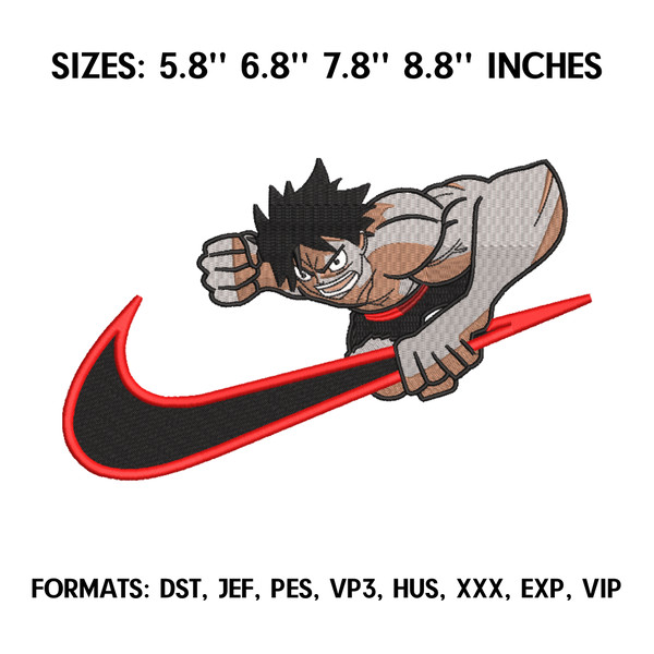 Monkey D Luffy Embroidery Design File / One Piece Anime Embr - Inspire  Uplift