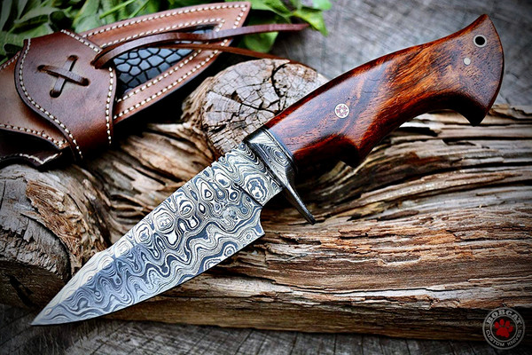 HandForged Knife,Damascus knife,Hunting Knife,Bushcraft knif - Inspire  Uplift