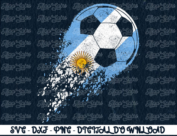 Argentina Soccer Argentinian Flag Pride Soccer Player T-Shirt copy.jpg