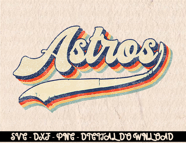  Astros Name Retro Vintage Gift for Men Women Boy Girl