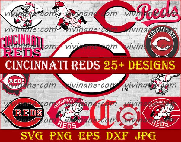 Bundle 34 Files Cincinnati Reds Baseball Team Svg, Cincinnat - Inspire  Uplift in 2023