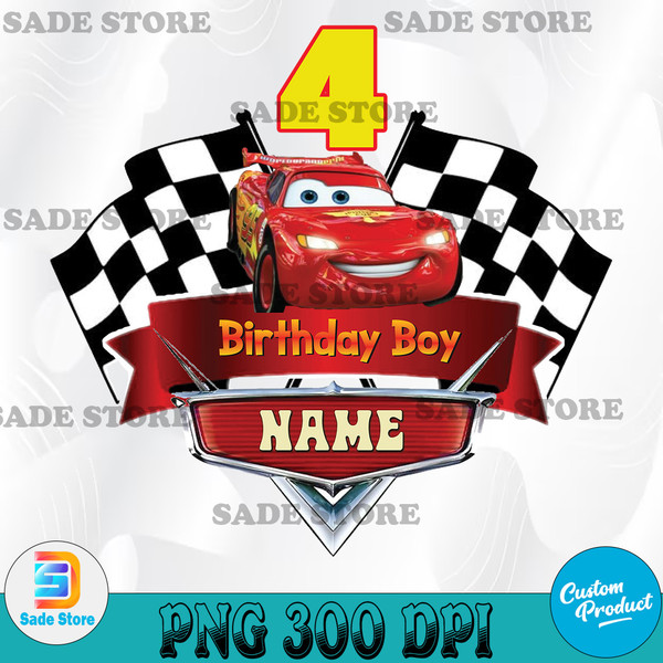Disney Cars Birthday Family SVG, Lightning McQueen Birthday - Inspire ...