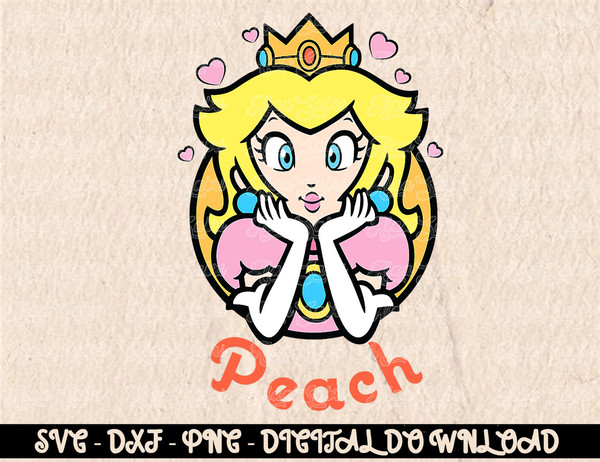 Princess Peach Mario Vector Art, Icons, and Graphics for Free Download