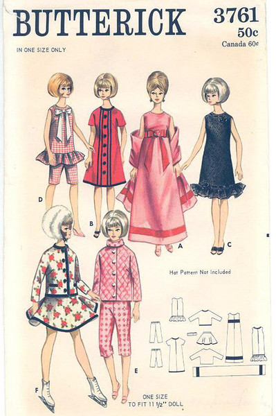 Butterick 3761 Barbie doll clothes pattern.jpg