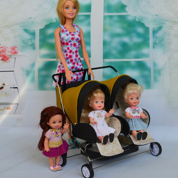 Summer -baby -carriage- for -Kelly- dolls