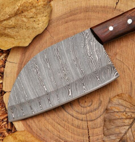 Culinary Elegance Traditional Chinese Damascus Steel Cleaver Steak Knives (4).jpg