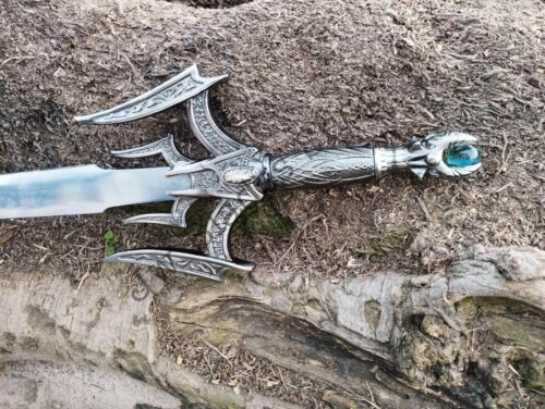 Stainless Steel Luciendar Light Sword Replica Cosplay Elegance in a Leather Sheath (7).jpg