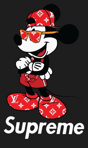 Mickey Mouse Supreme Svg, Mickey Supreme Fashion Svg, Suprem - Inspire ...