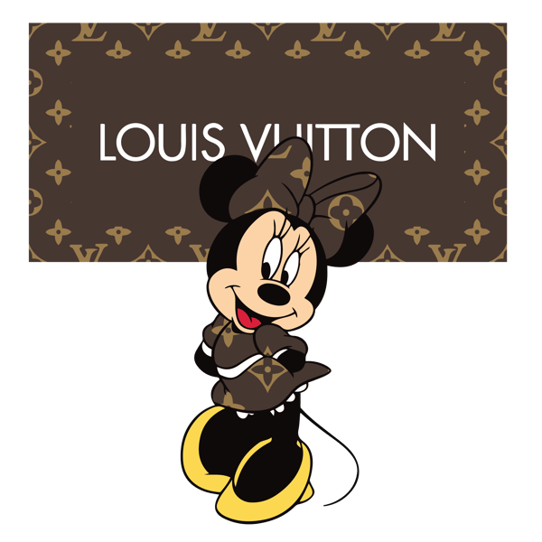 Mickey And Minnie Louis Vuitton Svg, Minnie Mouse Louis Vuit - Inspire  Uplift