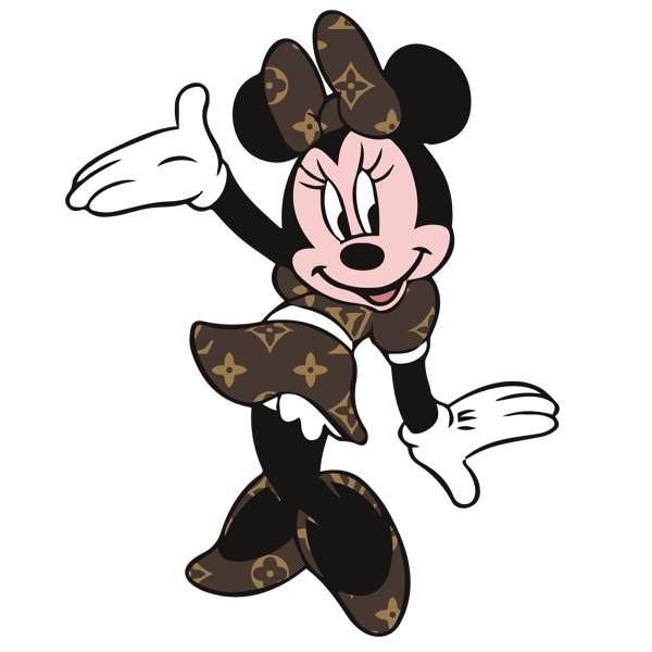 Minnie Svg Minnie Mouse Svg Minnie Louis Vuitton Svg Minnie