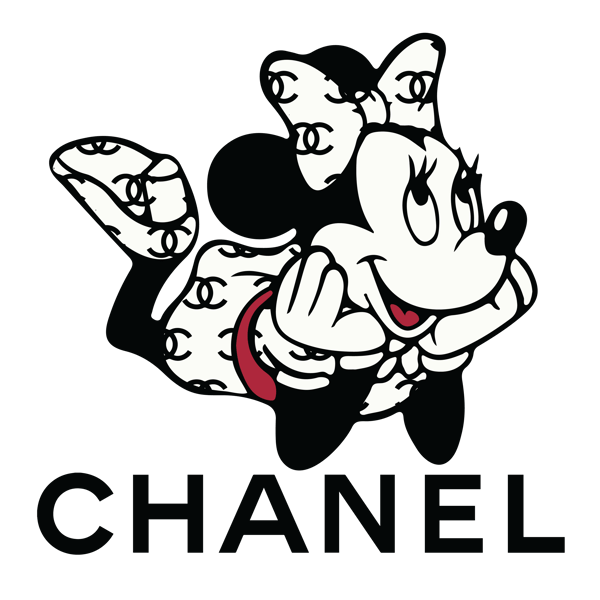 Art Chanel Logo Svg, Art Chanel Mickey And Minnie Svg, Mickey And Minnie  Svg, Disney Svg, Mickey Svg, Minnie Svg 