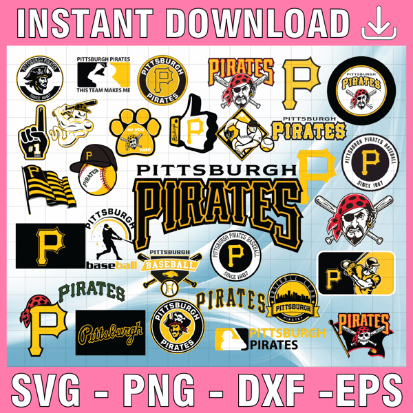 Pittsburgh Pirates Svg, Baseball Clipart, MLB svg, Clipart, - Inspire  Uplift in 2023