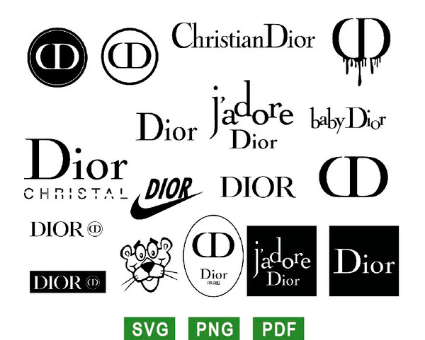 Christian Dior Logo Brand White Design Symbol Luxury Clothes