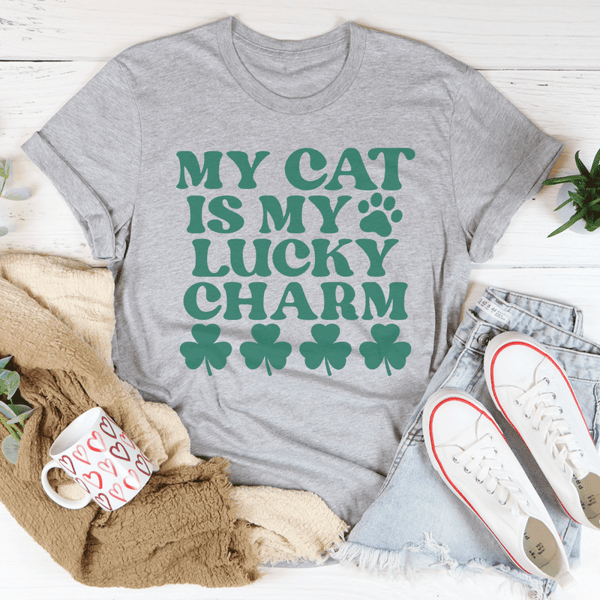 My Cat Is My Lucky Charm Tee