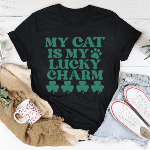 My Cat Is My Lucky Charm Tee