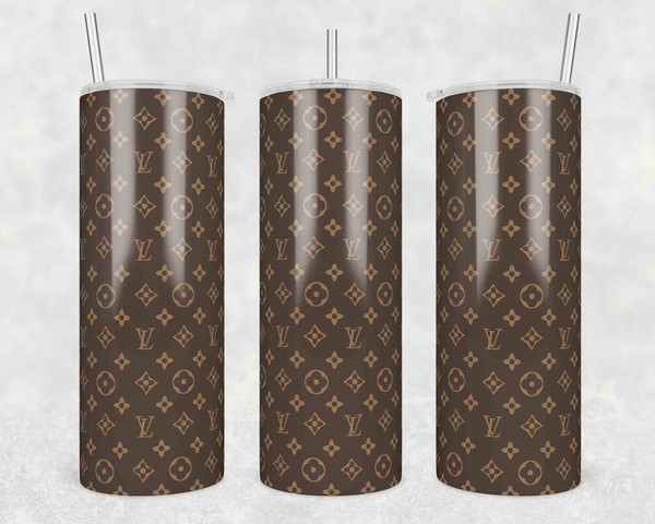 LV Dark Brown Full Color Skinny Tumbler Wrap - $2.50 : VS