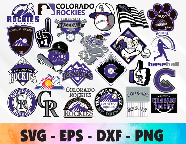 Colorado Rockies Logo SVG Sport Logo SVG Digital File