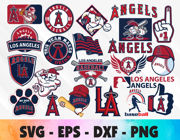 MLB Team Logo Baseball | Los Angeles Angels