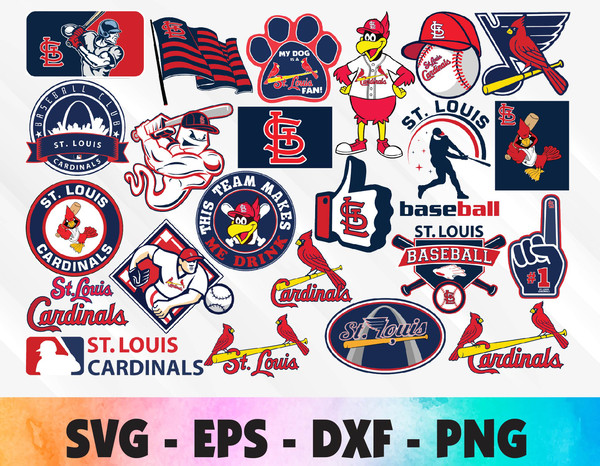 ST Louis Cardinals MLB TEAM LOGO SVG BUNDLE – Family Supply Digitals
