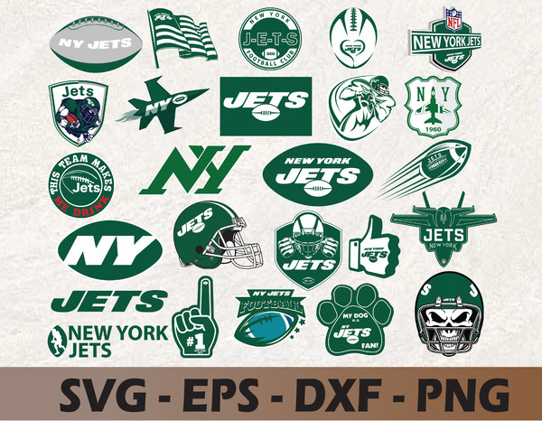 New York Jets logo, bundle logo, NFL teams, Football Teams, - Inspire Uplift