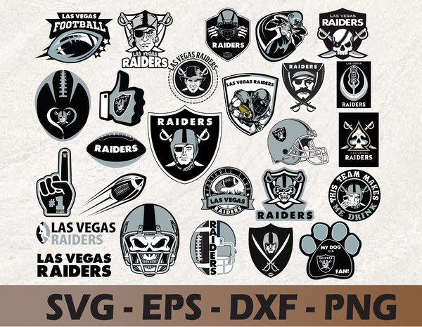 Las Vegas Raiders bundle, Las Vegas Raiders football Team Sv - Inspire  Uplift