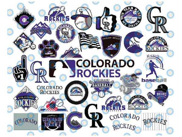 12 Styles MLB Colorado Rockies Svg, Colorado Rockies Svg, Colorado