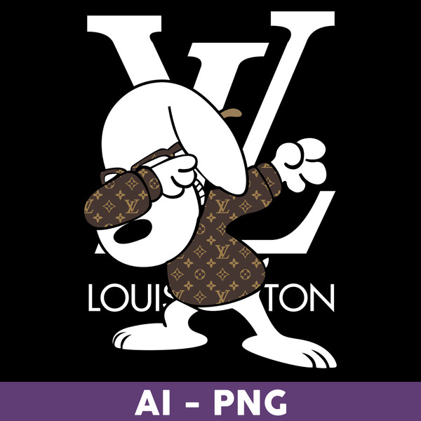 Louis Vuitton Snoopy Dog SVG, Louis Vuitton Logo PNG, Louis Vuitton Dog  vector File