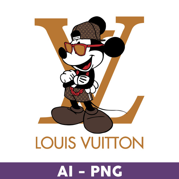 Mickey Mouse Louis Vuitton HD wallpaper