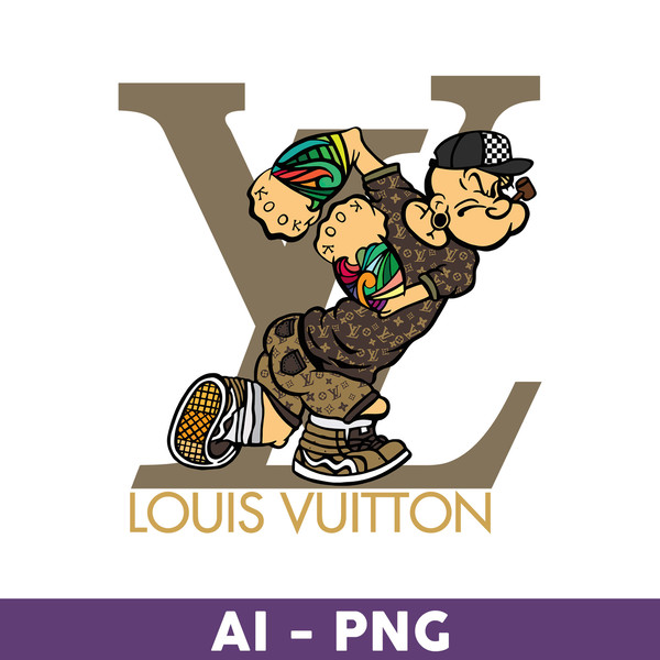 louis vuitton cartoon png