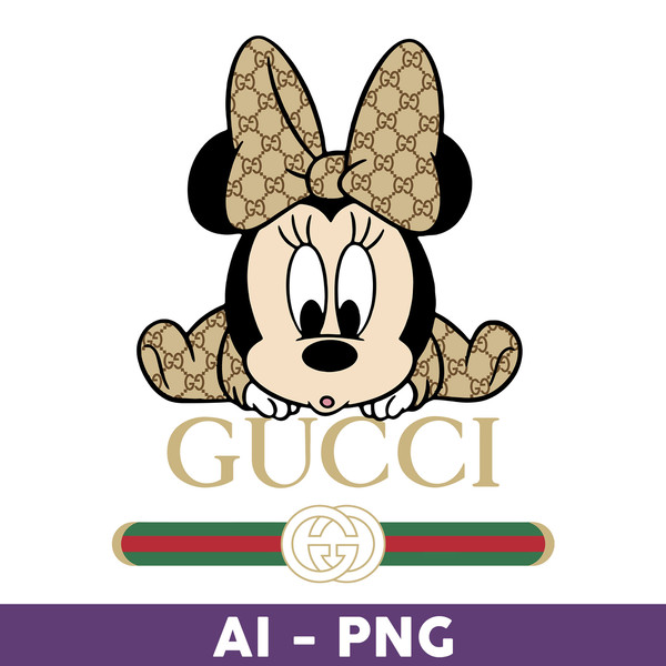 Gucci Mickey Mouse Minnie Mouse T Shirt Iron on Transfer Decal