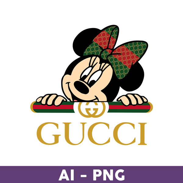 Gucci Minnie Mouse Png, Minnie Mouse Png, Disney Png, Gucci - Inspire ...