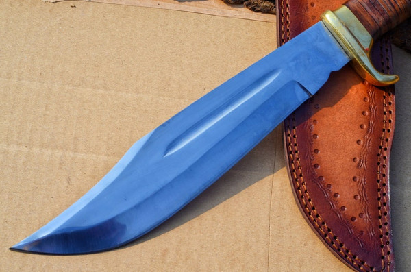 Razor sharp bowie knife  High Polish D2 Steel 16 Bowie Knife