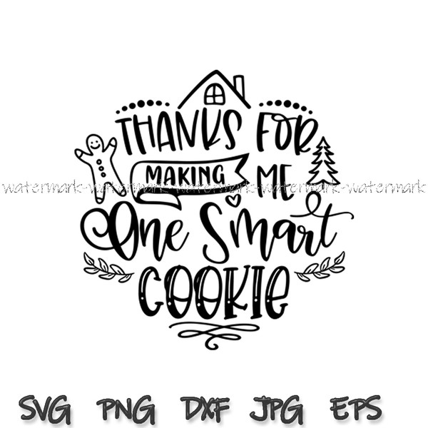 Thanks for Making Me One Smart Cookie, Pot Holder, Oven Mitt