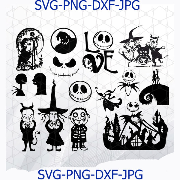 1000 Files The Nightmare Before Christmas Svg Bundle, Christ - Inspire  Uplift