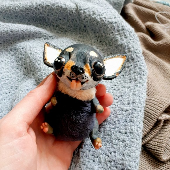Handmade Chihuahua Stuffed Animal Plush Toy