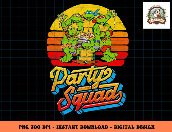 Mademark x Teenage Mutant Ninja Turtles - Party Squad! TMNT Vintage 80s Pizza Friends Distressed Tan copy.jpg