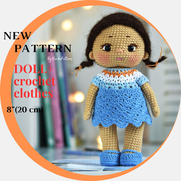 Crochet doll pattern Basic Doll body patterns Amigurumi doll - Inspire  Uplift