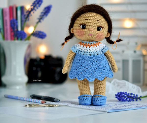 Crochet doll pattern Basic Doll body patterns Amigurumi doll - Inspire  Uplift